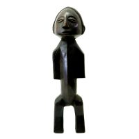 "Figura", Luba, R.D. Congo, século XX, madeira, 10x38x12cm