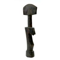 "Biiga Doll", Mossi, Burkina Faso, século XX, madeira, 5x38x10cm – REF CC19-397 [INDISPONÍVEL / UNAVAILABLE]