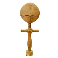 Ashanti, "Akuaba Doll", Gana, século XX, madeira, 13x35x5cm