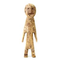 Ada Adan, Ewe, "Estatueta Adan Aklama #41", Gana ou Togo, século XX, madeira, 6x20x3cm [INDISPONÍVEL / UNAVAILABLE]