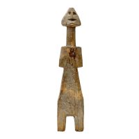 Figura Aklama, Adangbe, Gana, Séc. XX, madeira, 5x22x2cm – REF CCAK19-067