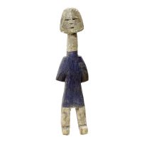 Ada Adan, Ewe, "Estatueta Adan Aklama", Gana ou Togo, século XX, madeira, pigmento