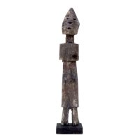 "Estatueta Aklama #107", Adangbé ou Ewe, Gana, século XX, madeira, vestígios de pigmentos, 3x19x2cm [INDISPONÍVEL / UNAVAILABLE]