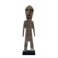 "Estatueta Aklama #137", Adangbé ou Ewe, Gana, século XX, madeira, 4x15x2cm