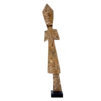 "Estatueta Aklama #103", Adangbé ou Ewe, Gana, século XX, madeira, 3x21x1cm [INDISPONÍVEL / UNAVAILABLE]