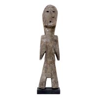 "Estatueta Aklama #122", Adangbé ou Ewe, Gana, século XX, madeira, 5x21x2cm [COLECÇÃO CRUZES CANHOTO]