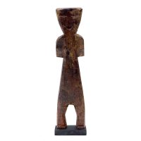 Ada Adan, "Estatueta Aklama #105", Gana, século XX, madeira, 4x19x2cm