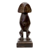 Figura Yanda, Zande, R.D. Congo, madeira,10x30x11cm (com base)