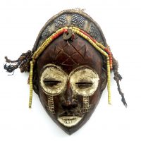 Máscara tchokwe, Tchokwe, séc. XX, Angola, Madeira, 26x24cm [INDISPONÍVEL / UNAVAILABLE]