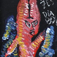 "Cruzes Diabo", 2017, acrílico sobre tela, 11x15cm