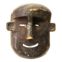 Máscara Ritual, Metoko, R.D. Congo, século XX, madeira, 18x20x11cm – CC20-069 [INDISPONÍVEL/UNAVAILABLE]