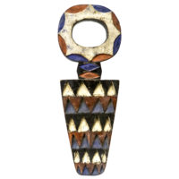 Máscara Bedu, Nafana, Costa do Marfim, Séc. XX, madeira, pigmentos, 22x58x8cm – REF CC20-101 [INDISPONÍVEL / UNAVAILABLE]