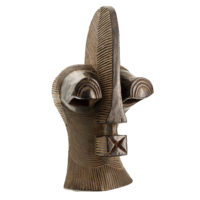Máscara Kifwebe, Songye, R.D. Congo, Séc. XX, madeira, 19x40x19cm – REF CCT21-023 [INDISPONÍVEL / UNAVAILABLE]