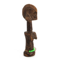 Boneca de Fertilidade Biga, Mossi, Burkina Faso, Séc. XX, madeira, 5x20x7cm – Ref CCT21-027