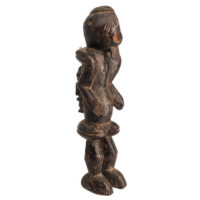 Figura Chamba, Chamba, Nigéria, Séc. XX, madeira, 13x46x14cm – Ref CCT21-038