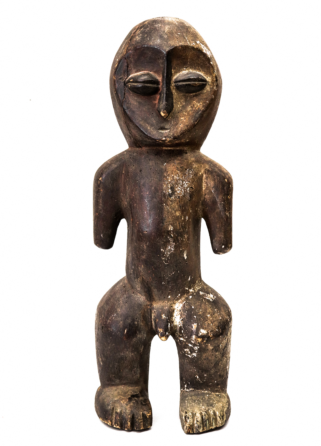 Figura Ritual, Lega, R.D. Congo, século XX, madeira, pigmentos
