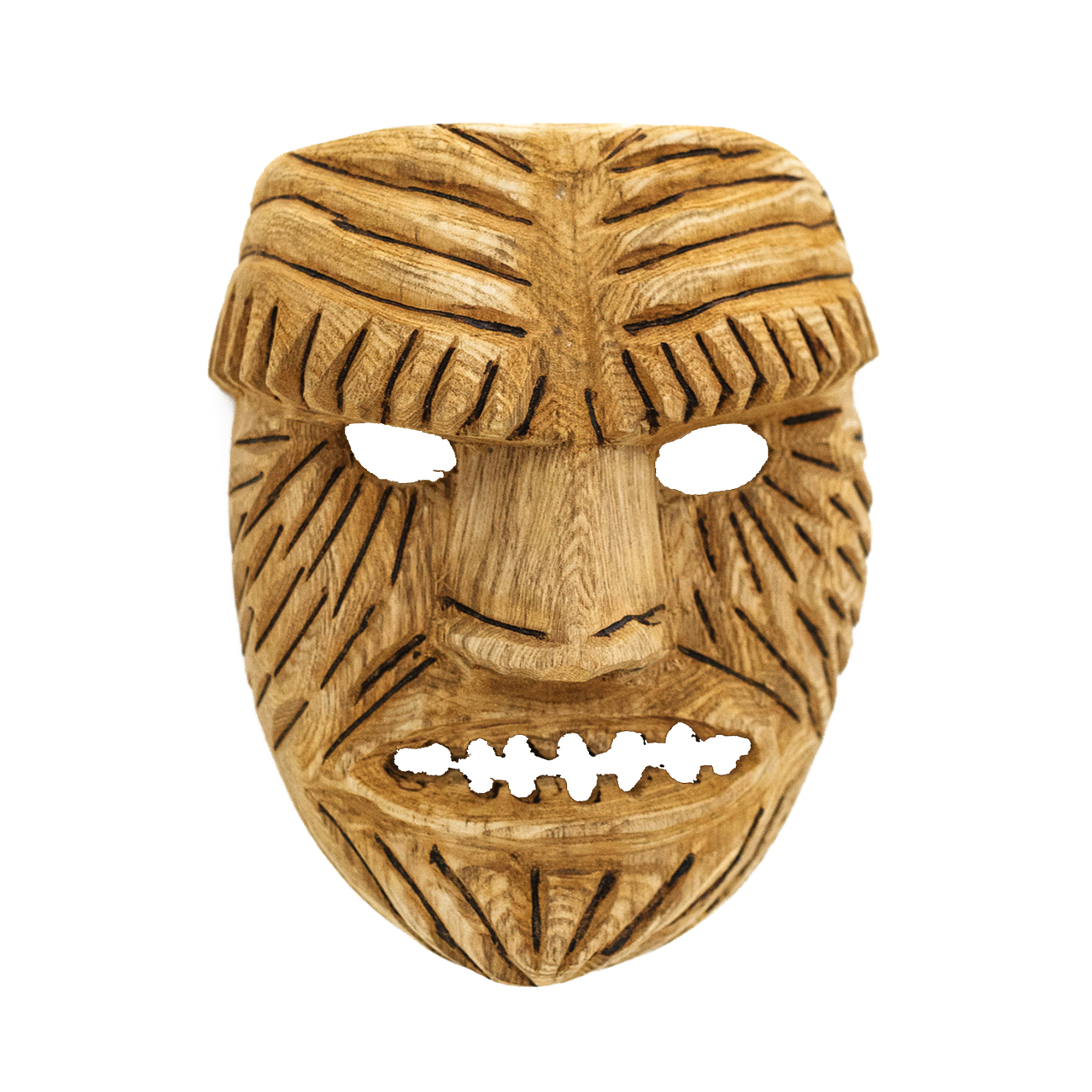 Máscara dos Rituais de Inverno de Trás-os-Montes, Tozé Vale, Vila Boa de Ousilhão - Vinhais, 2016, madeira