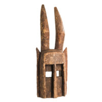 Máscara Zoomórfica Walu (Antílope), Dogon, Mali, Séc. XX, madeira, 18×51×13cm – Ref CCT21-084