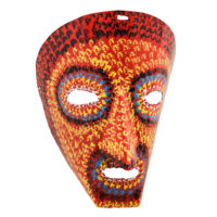 Máscara de Ritual de Inverno Transmontano, Tó Alves, Varge - Bragança, 2021, metal pintado, 17x21x14cm – Ref CCP21-163 [INDISPONÍVEL / UNAVAILABLE]