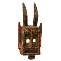 Máscara Walu, Dogon, Mali, Séc. XX, madeira, pigmentos, 19x44x13cm – Ref CCT22-028