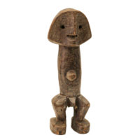 Figura de Poder, Azande, R.D. Congo, Séc. XX, madeira, 9x25x9cm – Ref CCT22-020