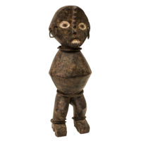 Figura de Poder, Azande, R.D. Congo, Séc. XX, madeira, metal, 14x41x12cm – Ref CCT22-021
