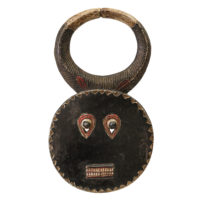 Máscara Goli, Baule, Costa do Marfim, Séc. XX, madeira, pigmentos, 28x50x09cm – Ref CCT22-010