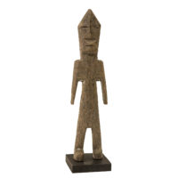 Figura Aklama, Adan, Gana, Séc. XX, madeira, pigmentos, 6x21x3cm – Ref CCAK22-002