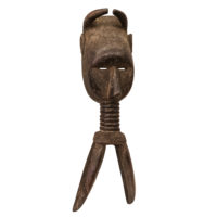 Máscara Ritual, Mau, Costa do Marfim, Séc. XX, madeira, 20x61x16cm – Ref CCT22-095