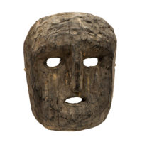 Máscara Shaman, Gurung, Nepal - Himalaias, Séc. XX, madeira, 20x25x10cm – Ref CCT22-116