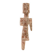Figura Aklama, Adan, Gana, Séc. XX, madeira, pigmentos, 6x22x3cm – Ref CCAK19-027