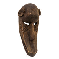 Máscara Kore, Bamana, Mali, Séc. XX, madeira, 19x42x15cm – Ref CCT23-022
