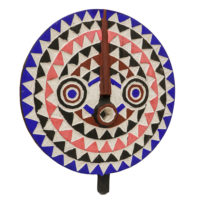 Máscara ritual Bwa, Burkina Faso, Séc. XX, madeira, pigmentos, 41x45x6cm – Ref CCT23-027