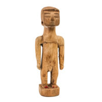 Figura Gemelar Hohovi masculina, Fon, Benim, Séc. XX, madeira, 6x16x5cm – Ref CCT23-113