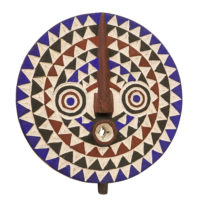 Máscara Ritual Bwa, Burkina Faso, Séc. XX, madeira, pigmentos, 41x43x5cm – Ref CCT23-119