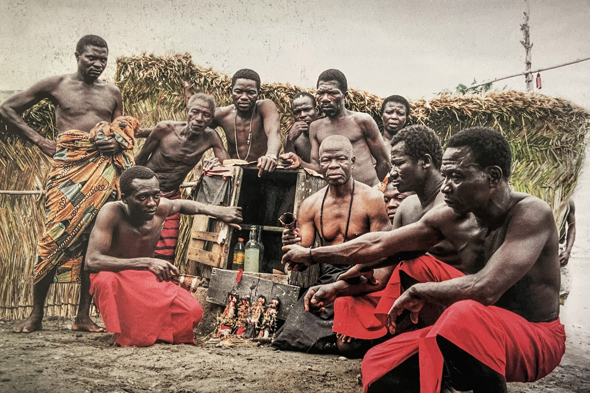 Ceremony for Vodu Adela, the hunter deity. Nyanko, Ghana 1999. Photo: Christian Siegenthaler