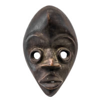 Dan, "Máscara", Costa do Marfim ou Libéria, século XX, madeira, 14x22x9cm
