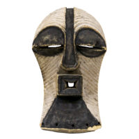 Máscara Kifwebe, Songye , R.D. Congo, Séc. XX, madeira, pigmentos, 21x35x11cm – Ref CC19-312 [INDISPONÍVEL / UNAVAILABLE]