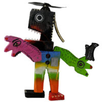 "Bento Inha", 2017, madeira, tintas, diversos, 38x37x10cm [INDISPONÍVEL/UNAVAILABLE]