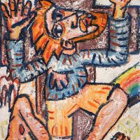 "Cristo e a Pomba", 2017, óleo sobre tela, 50x65cm