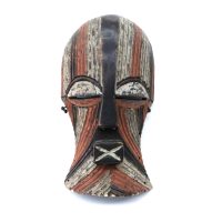 "Máscara Ritual Kifwebe", Songye, R.D. Congo, século XX, madeira, pigmentos, 17x33x11cm [INDISPONÍVEL / UNAVAILABLE]