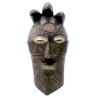 "Máscara Ritual", Tetela, R.D. Congo, século XX, madeira, pigmentos, 17x35x18cm, Ref CC19-204 [INDISPONÍVEL / UNAVAILABLE]