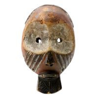 Teke, "Máscara", R.D. Congo, século XX, madeira, pigmentos naturais, 16x27x9cm [INDISPONÍVEL / UNAVAILABLE]