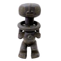 "Figura Pigmeu", Tikar, Camarões, século XX, madeira, 17x43x17cm [INDISPONÍVEL / UNAVAILABLE]