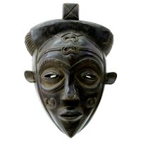 "Máscara Ritual", Lulua, R.D. Congo, século XX, madeira, 28x40x20cm [INDISPONÍVEL / UNAVAILABLE]