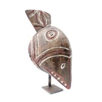 "Máscara Ritual Helmet", Bwa ou Bobo, Burkina Faso, século XX, madeira, pigmentos naturais, 15x36x13cm [INDISPONÍVEL / UNAVAILABLE]