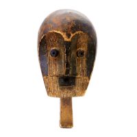 "Máscara Ritual", Metoko, R.D. Congo, madeira, 20x38x13cm [INDISPONÍVEL / UNAVAILABLE]