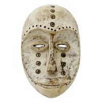 "Máscara Ritual", Lega, R.D. Congo, século XX, madeira, pigmento natural, 17x29x10cm [INDISPONÍVEL / UNAVAILABLE]