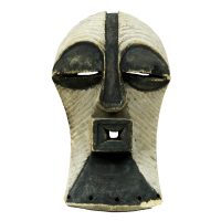 Máscara Kifwebe, Songye , R.D. Congo, Séc. XX, madeira, pigmentos, 21x35x11cm – Ref CC19-312 [INDISPONÍVEL / UNAVAILABLE]