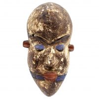Máscara yoruba, Yoruba, séc. XX, Nigéria, Madeira, pigmentos [INDISPONÍVEL / UNAVAILABLE]